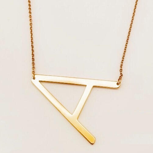 Big Initial Necklace